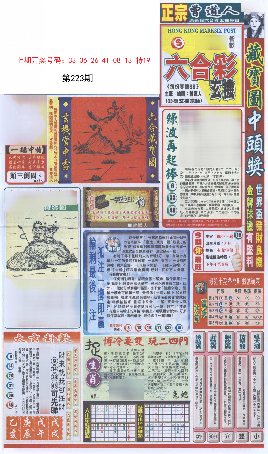 2024223期新报跑狗A