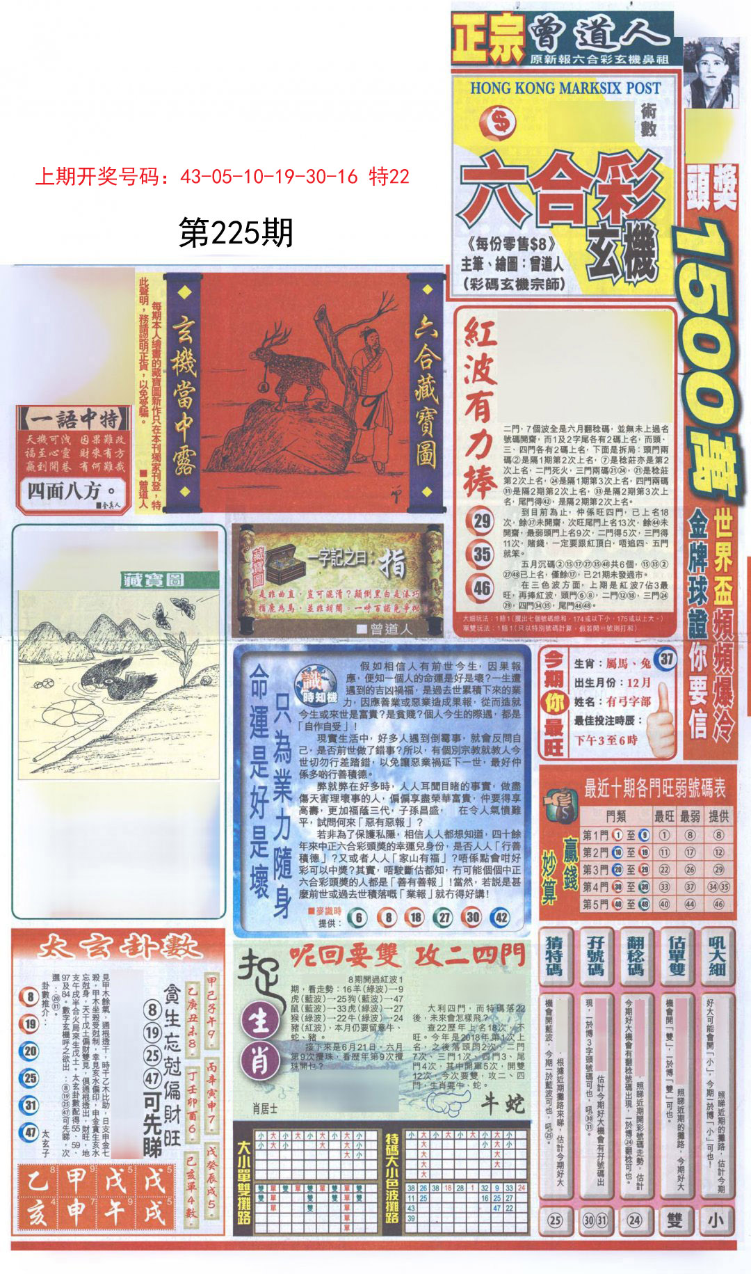2024225期新报跑狗A
