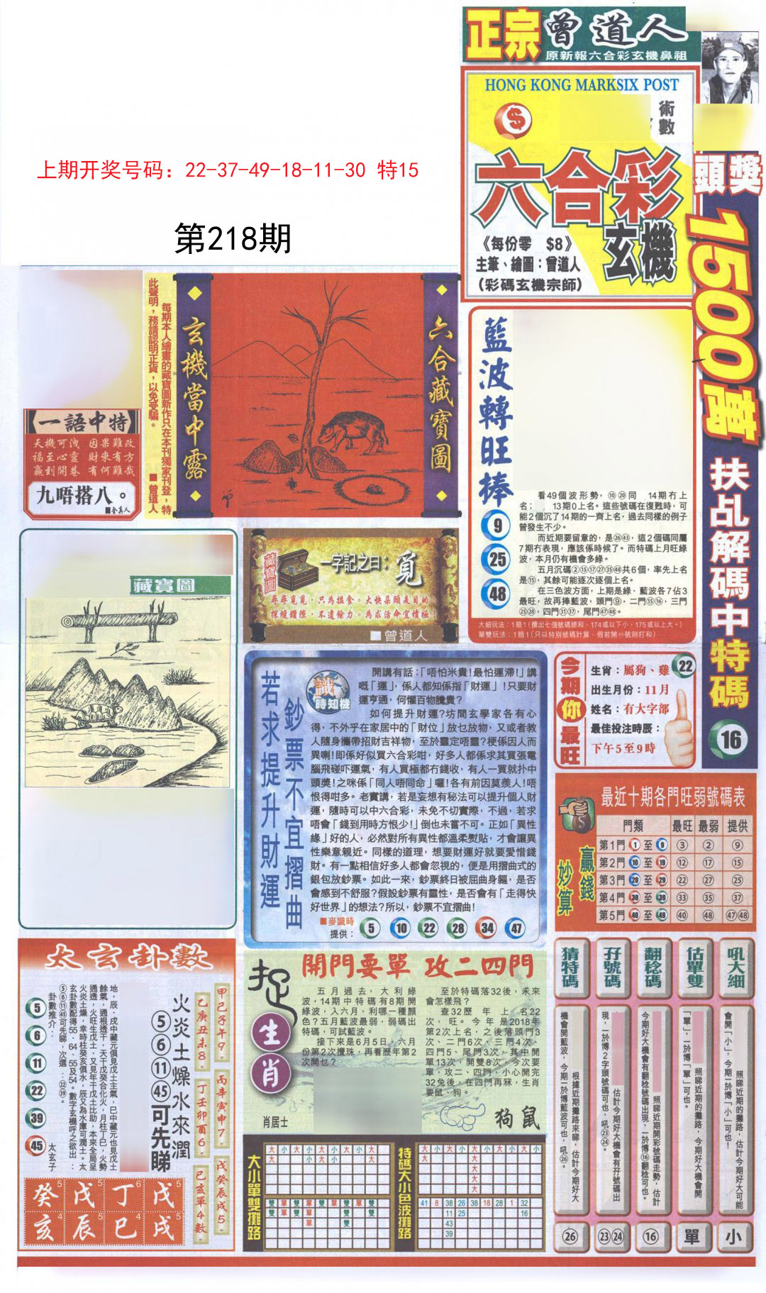 2024218期新报跑狗A