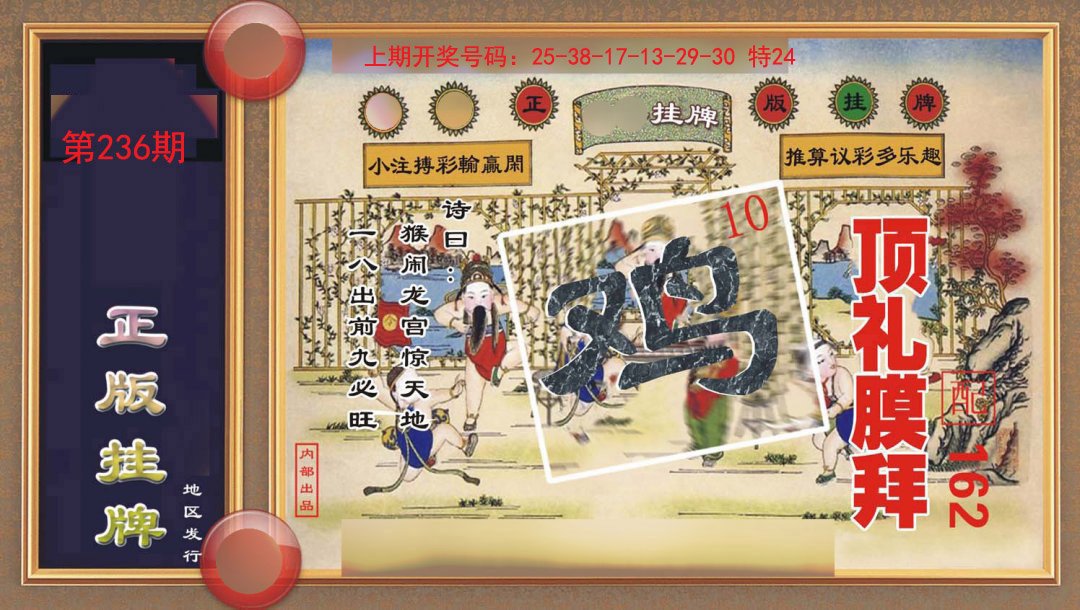 2024236期正版挂牌