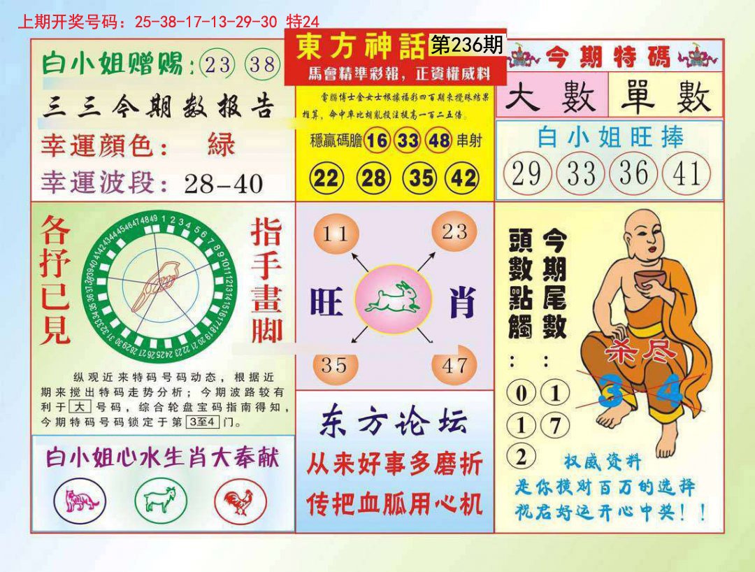 2024236期东方神话