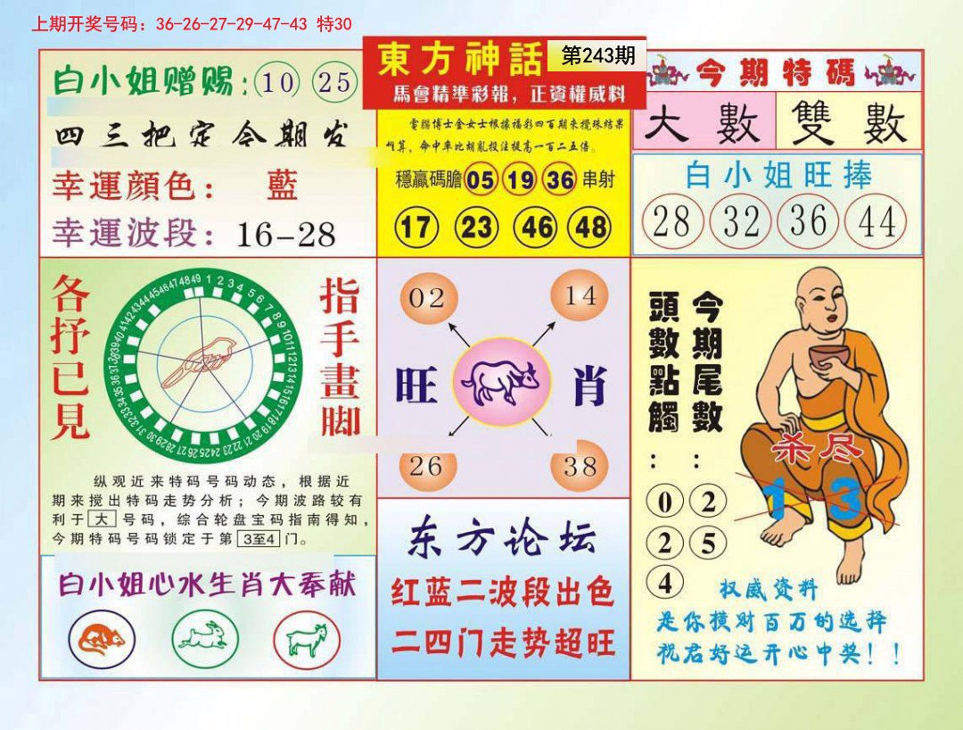 2024243期东方神话