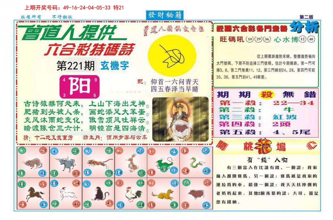 2024221期发财秘籍B