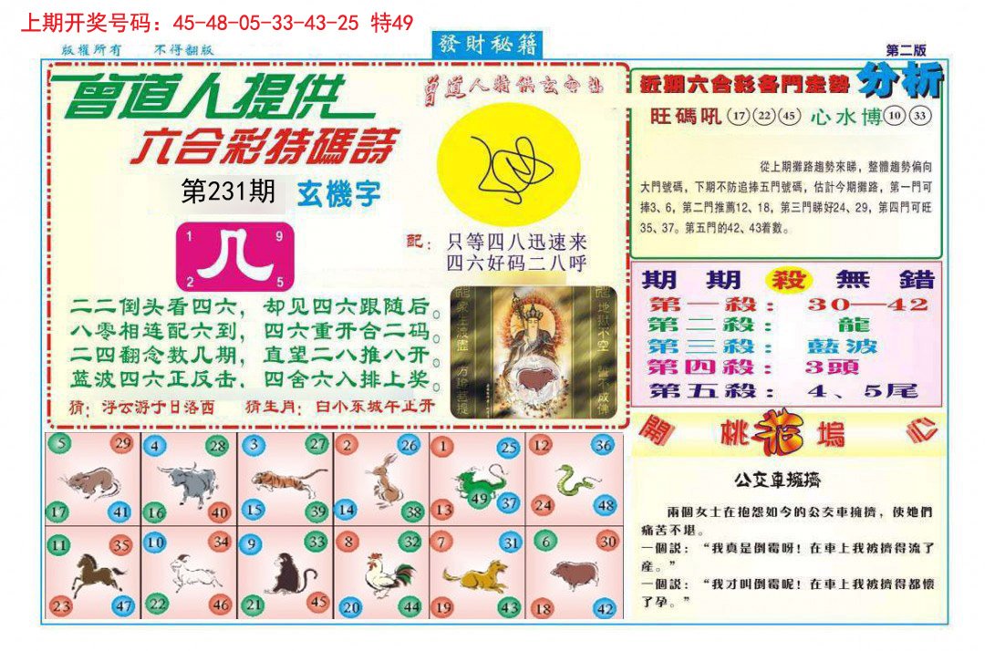 2024231期发财秘籍B