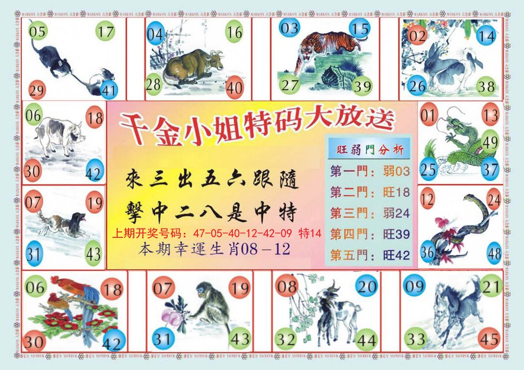 2024220期(新版)千金小姐B