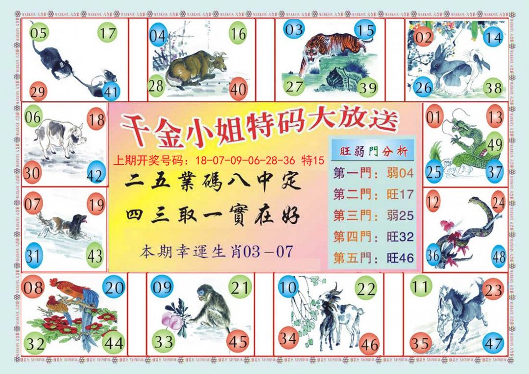 2024217期(新版)千金小姐B