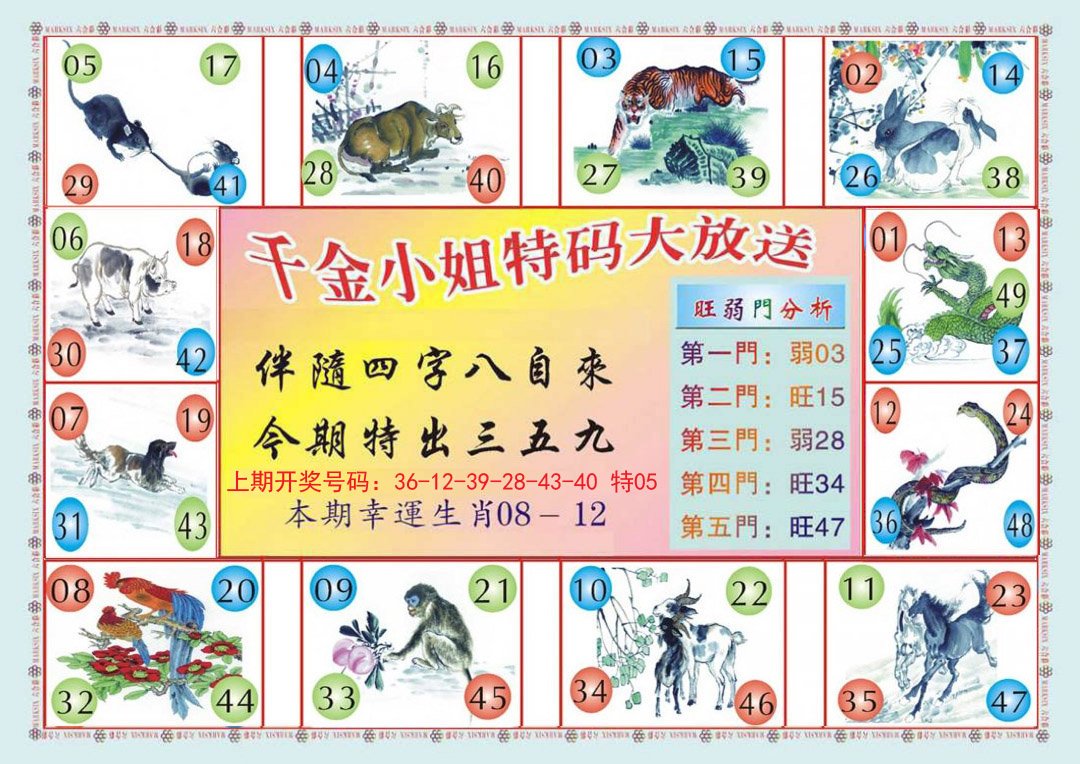 2024226期(新版)千金小姐B