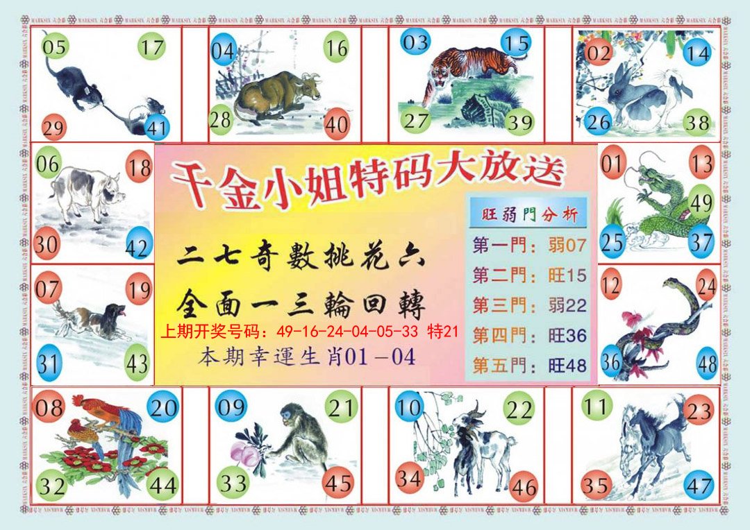 2024221期(新版)千金小姐B