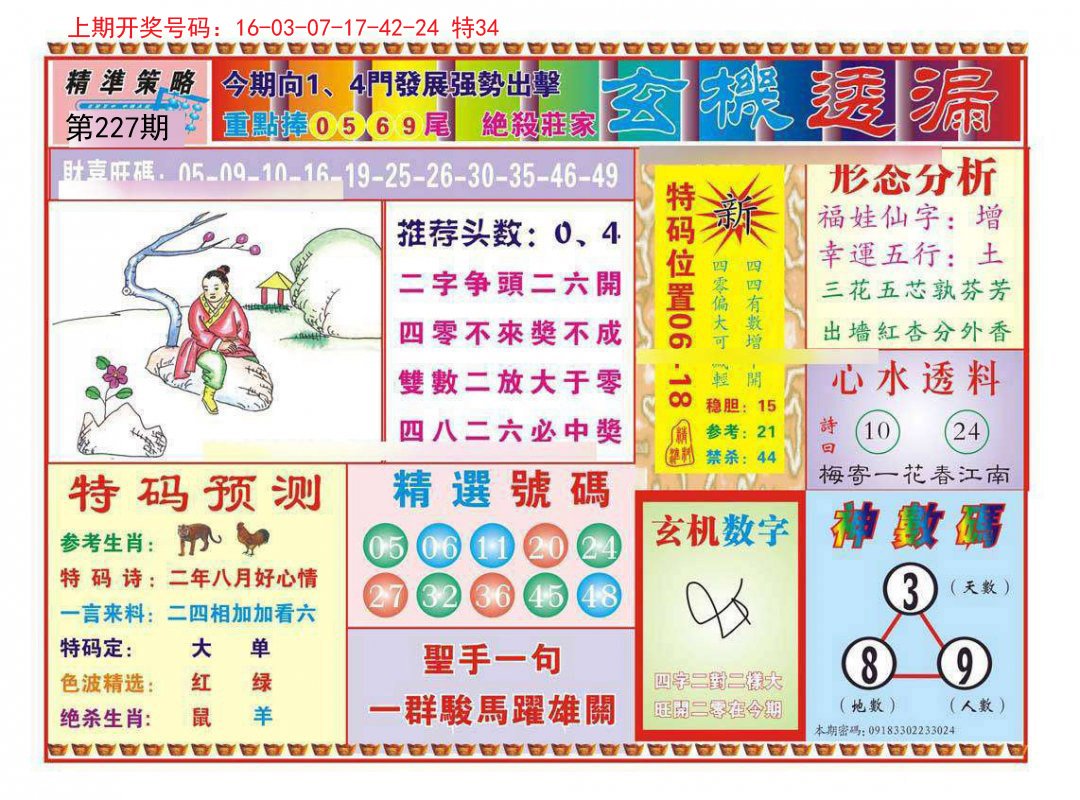 2024227期玄机透漏