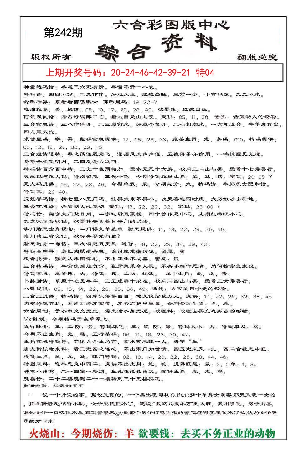 2024242期内部综合资料