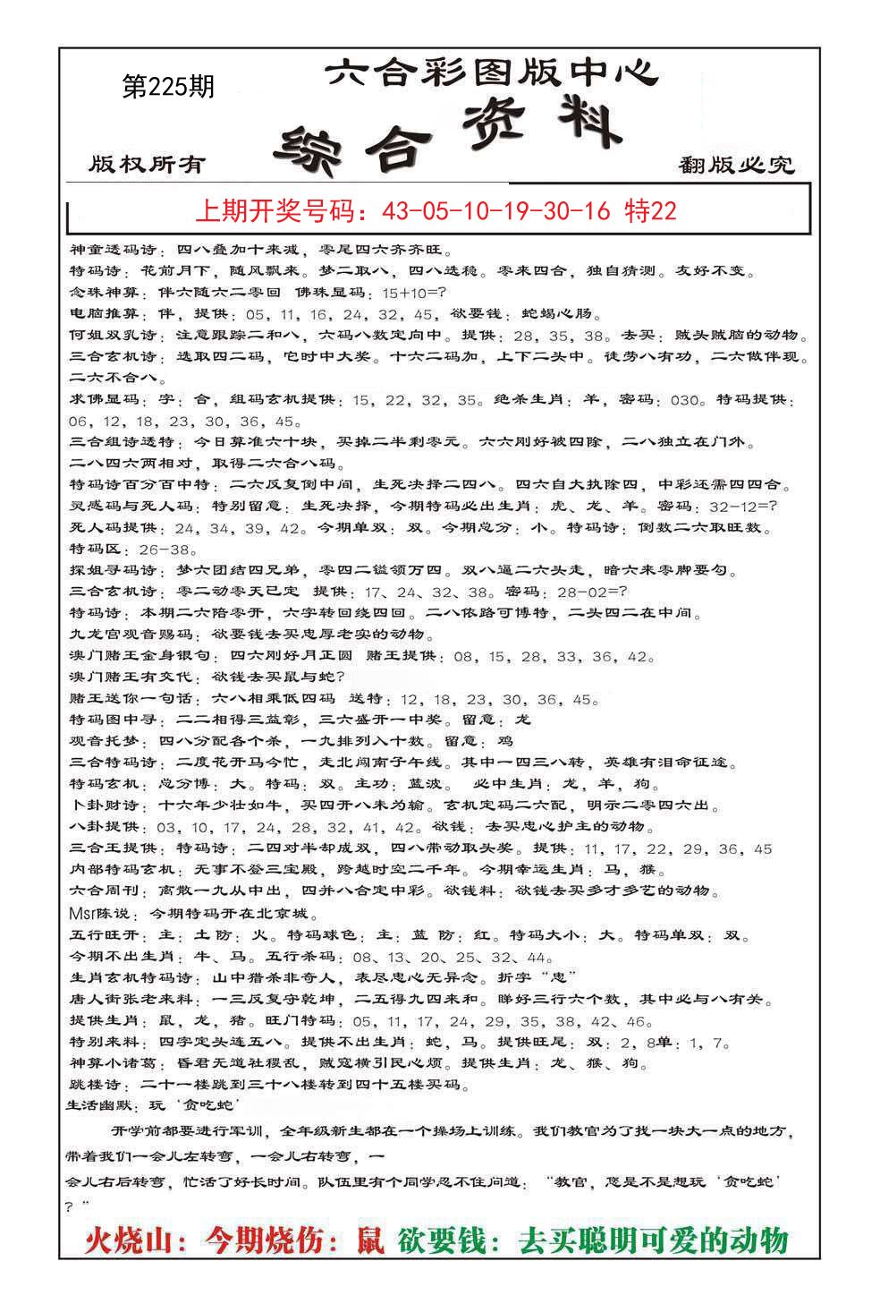 2024225期内部综合资料