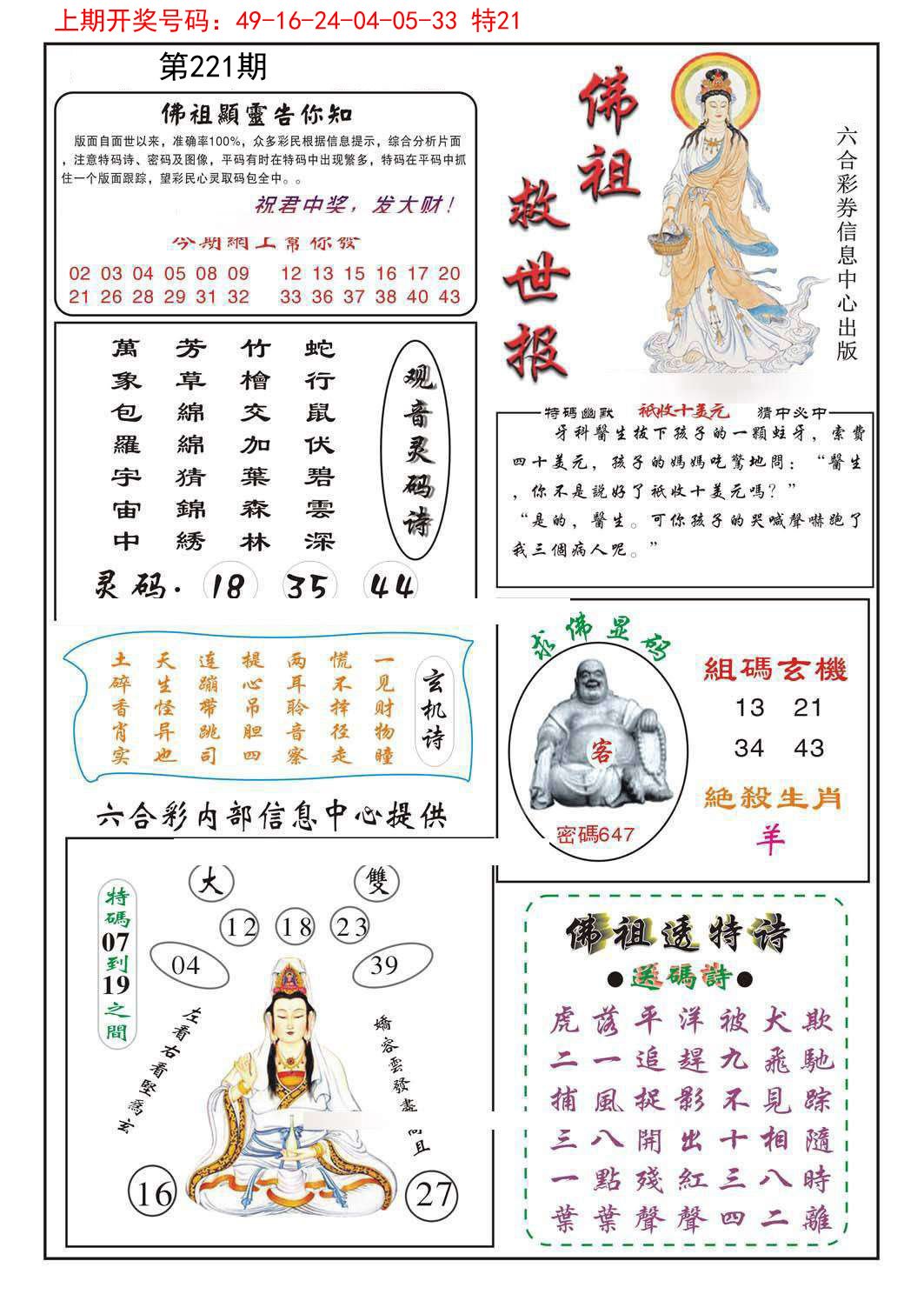 2024221期佛祖救世