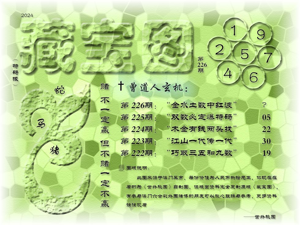2024226期《藏宝图》