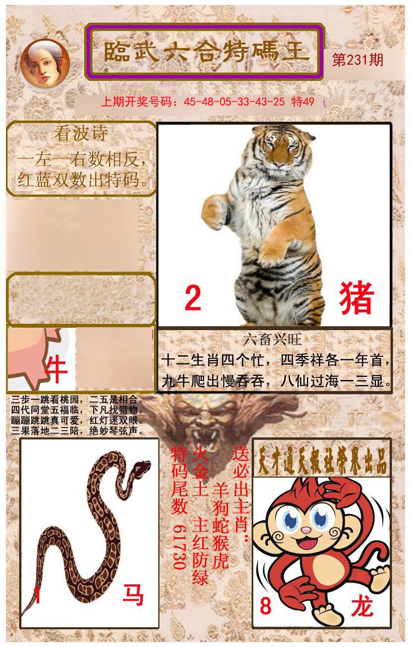 2024231期临武六合特码王