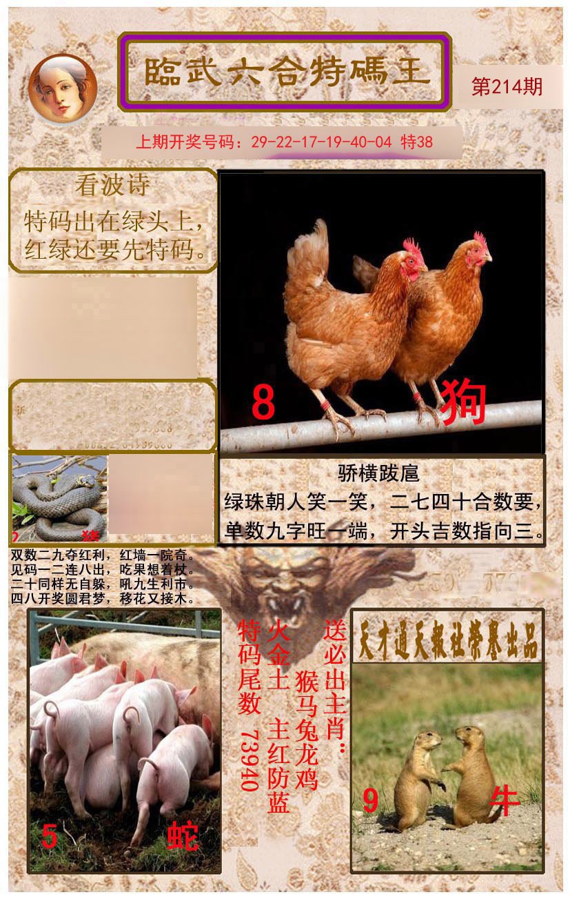 2024214期临武六合特码王