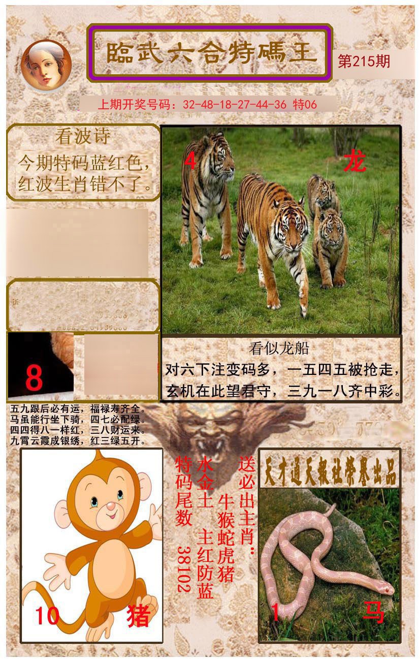 2024215期临武六合特码王