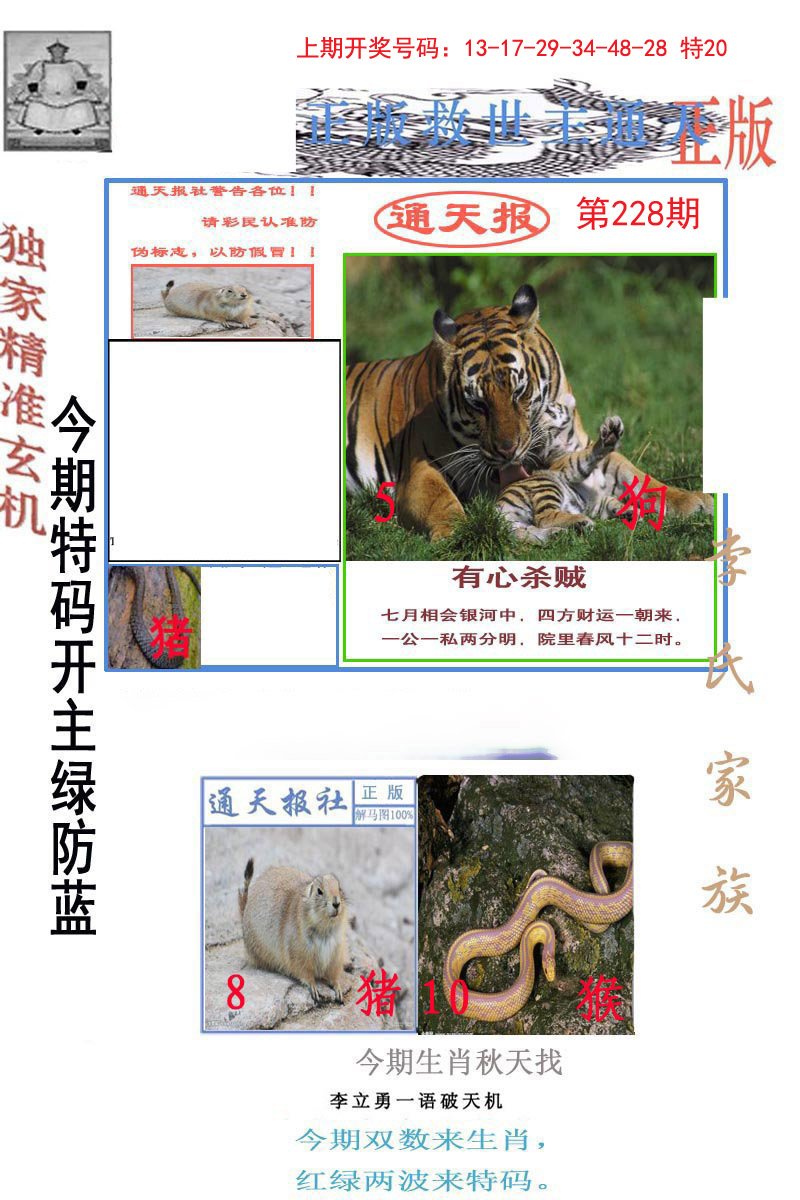 2024228期李力勇通天报