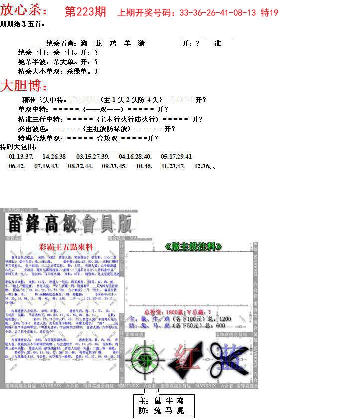 2024223期帮您翻本B