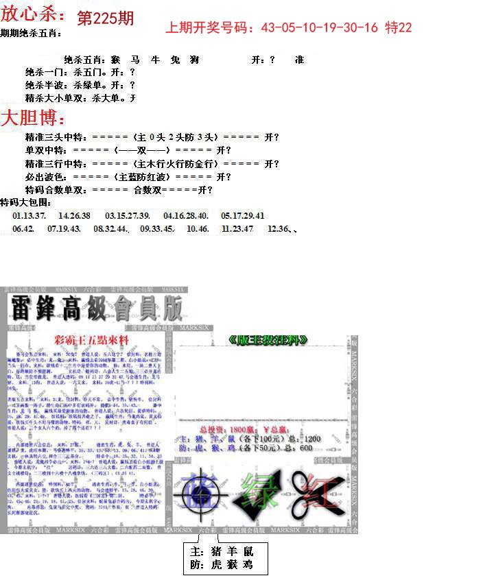2024225期帮您翻本B