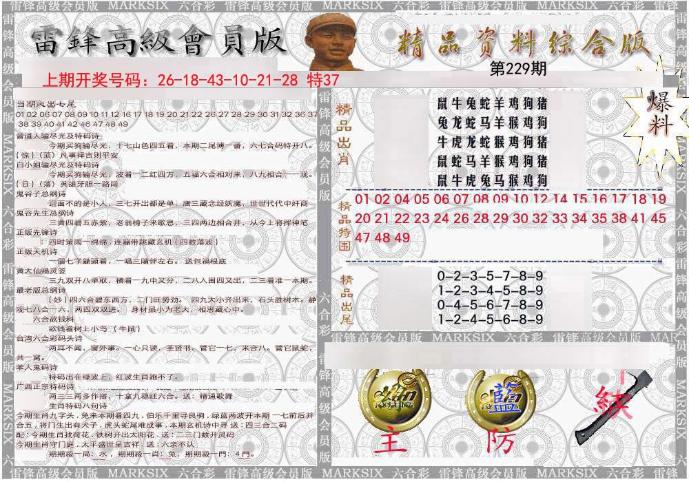 2024229期雷锋资料综合版