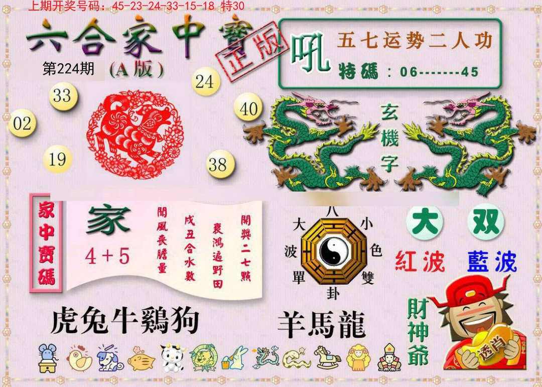 2024224期六合家中宝A