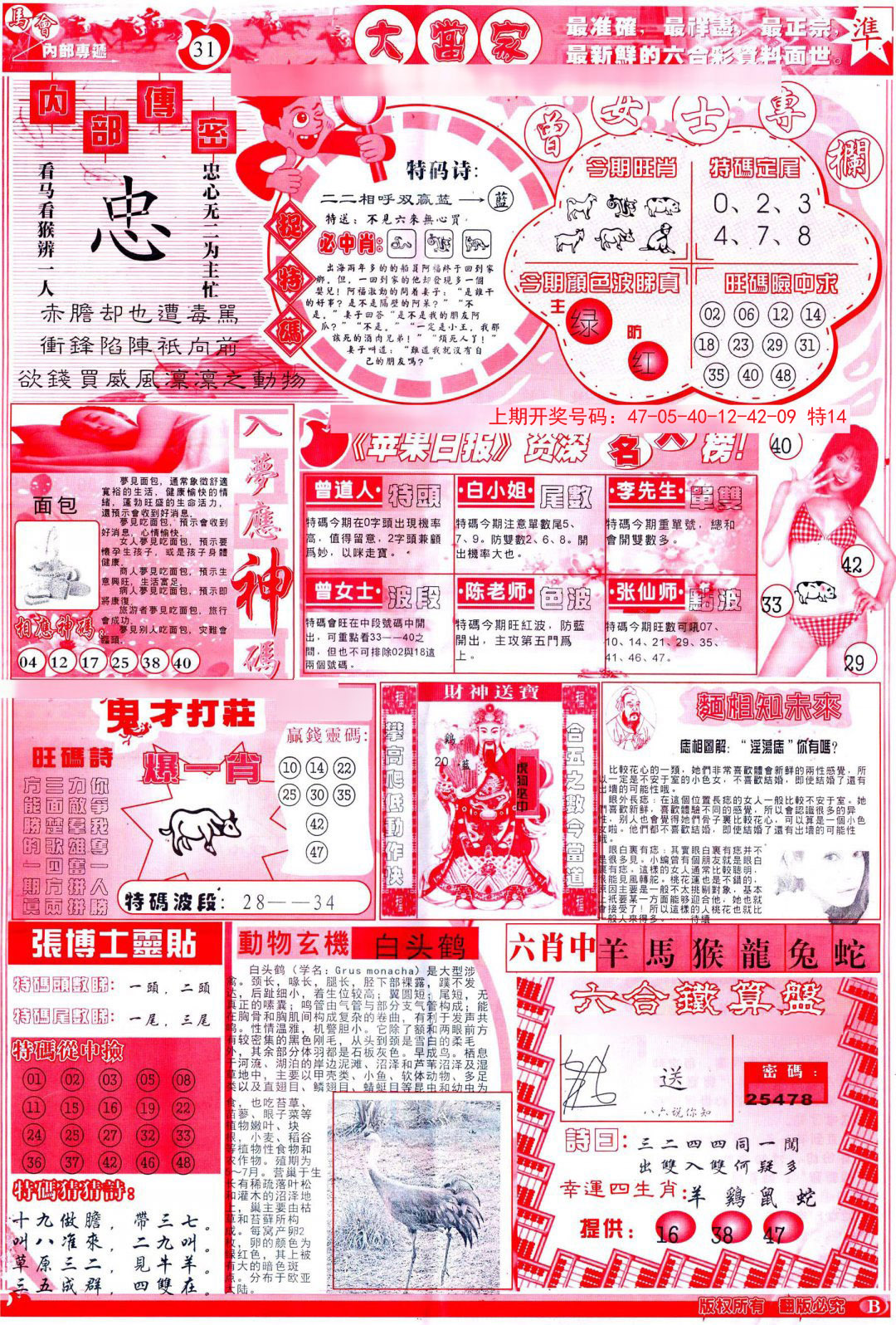 2024220期彩卷后庄B