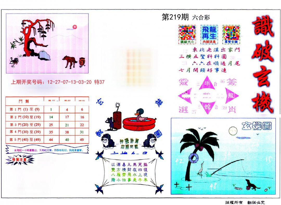 2024219期识破玄机