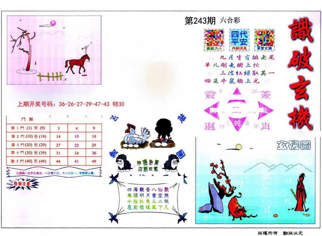 2024243期识破玄机