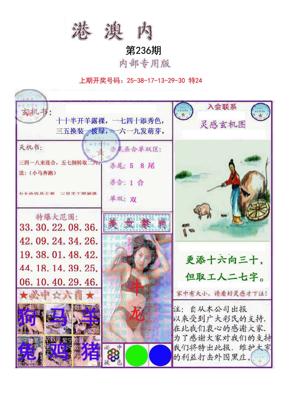 2024236期港澳内幕报