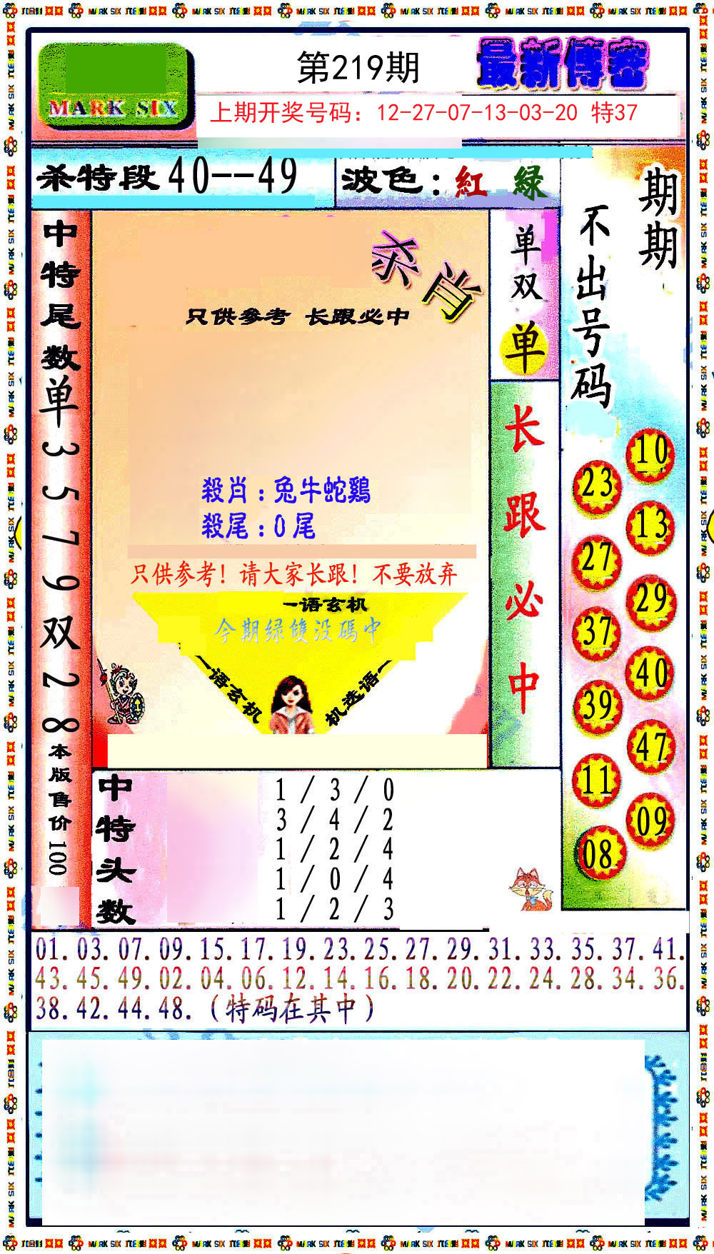 2024219期最新传密绝杀6肖