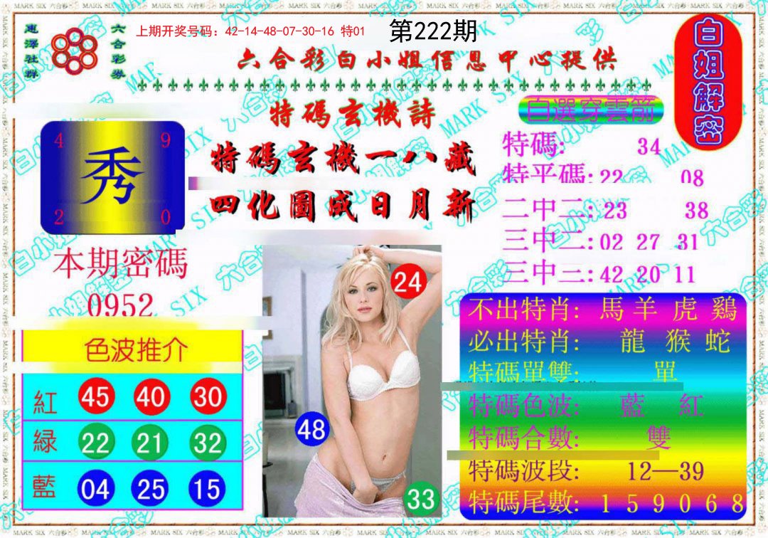 2024222期白姐解密《另版》