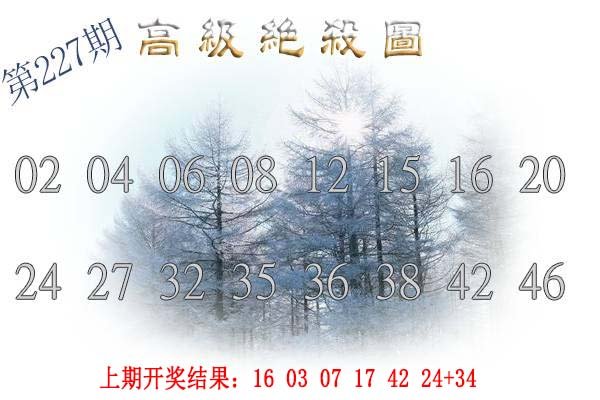 2024227期高级内部绝杀