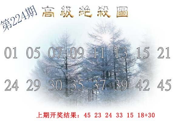2024224期高级内部绝杀