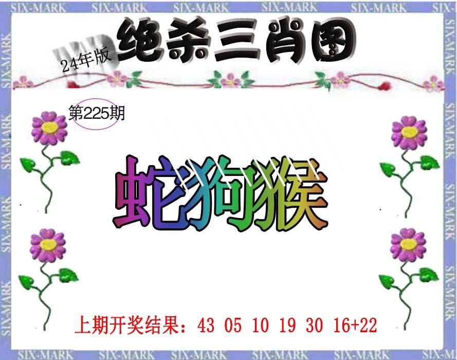 2024225期生财有道杀三肖