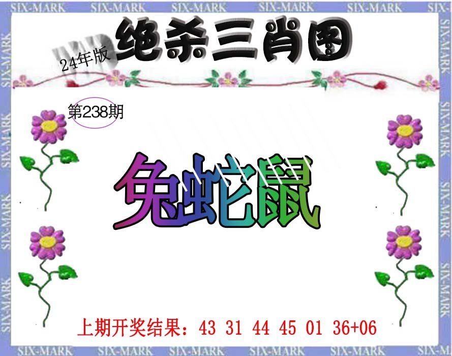 2024238期生财有道杀三肖