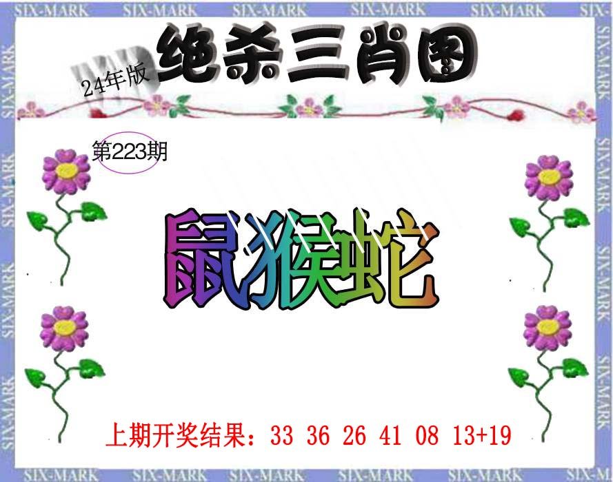 2024223期生财有道杀三肖