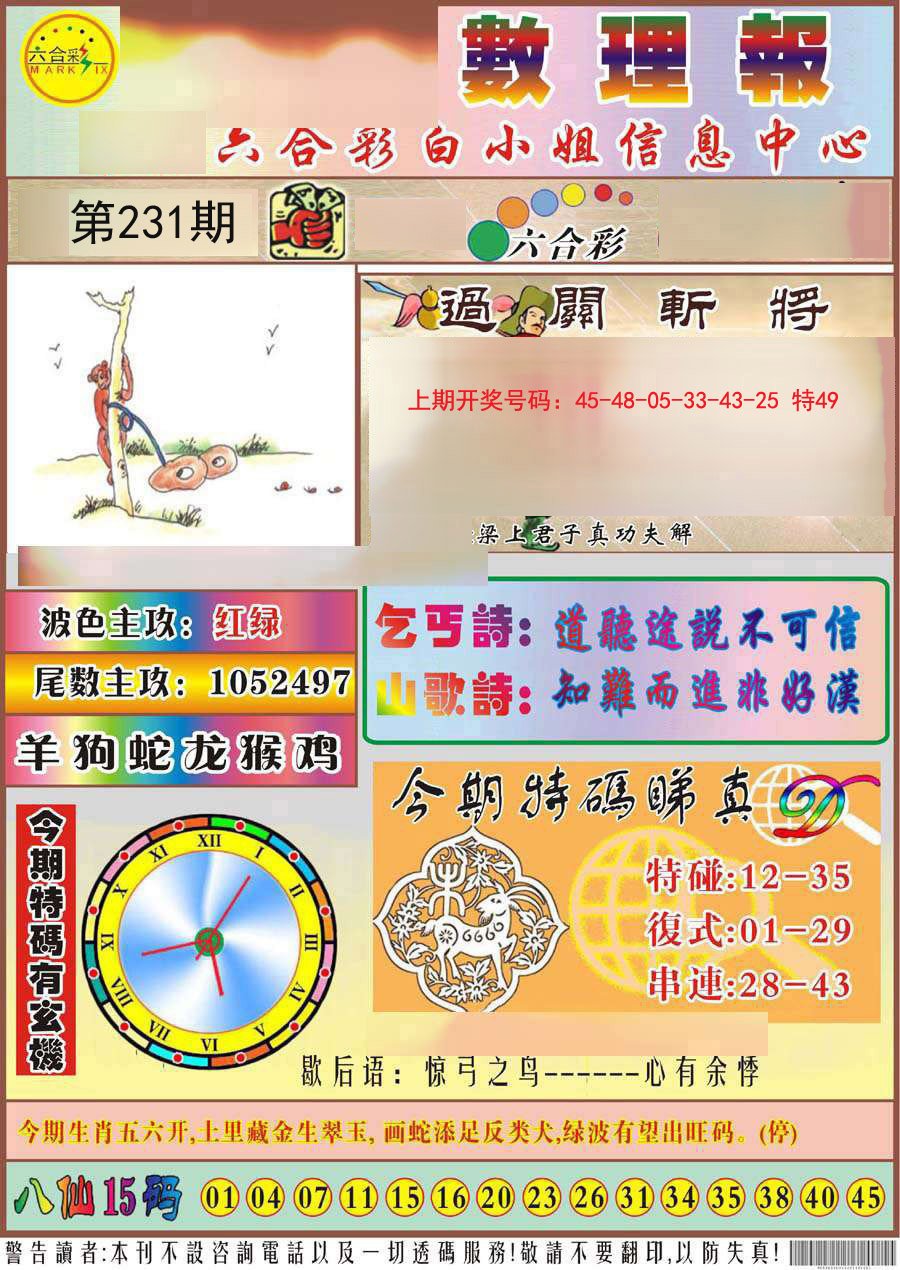 2024231期九龙数理报