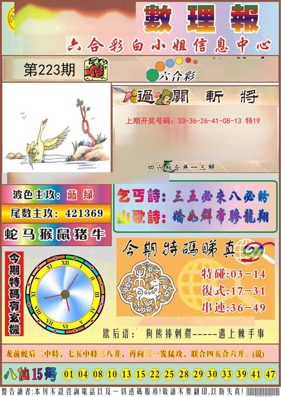 2024223期九龙数理报