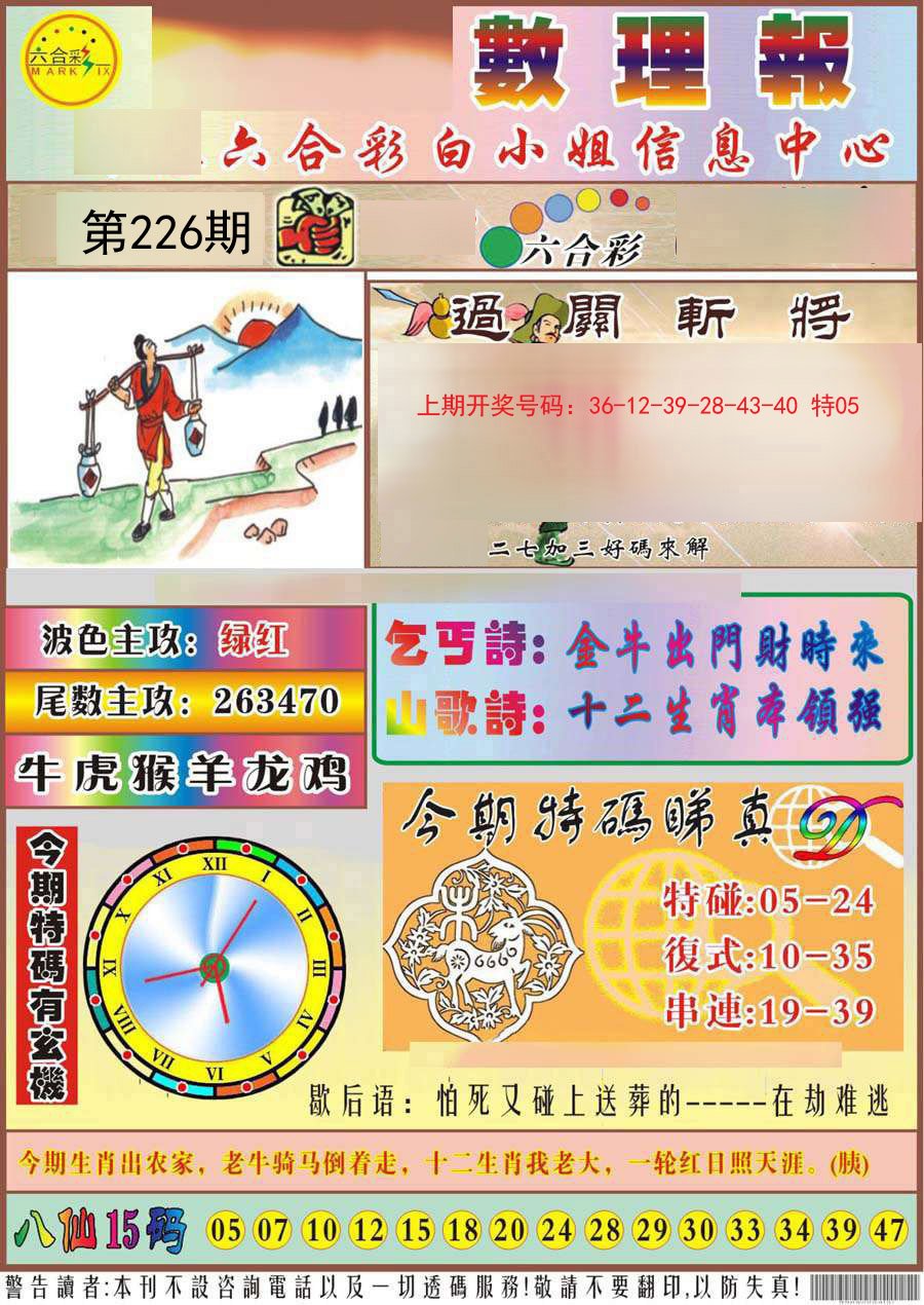 2024226期九龙数理报