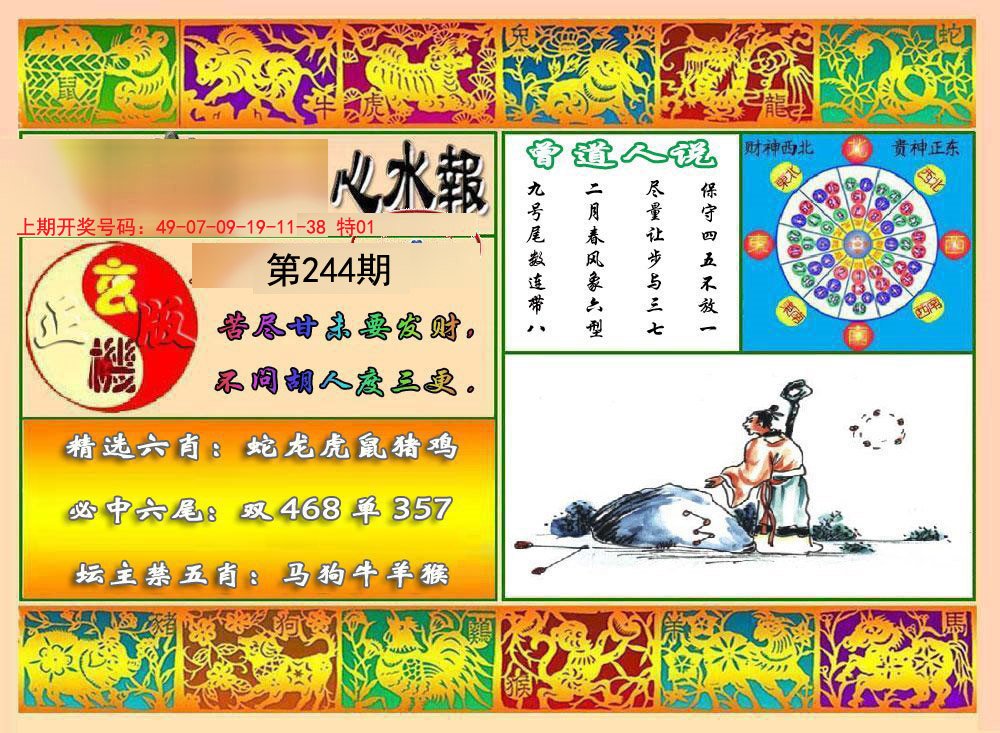 2024244期九龙心水报