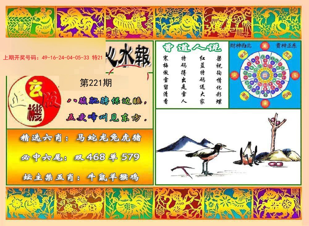 2024221期九龙心水报