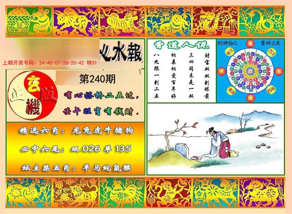2024240期九龙心水报