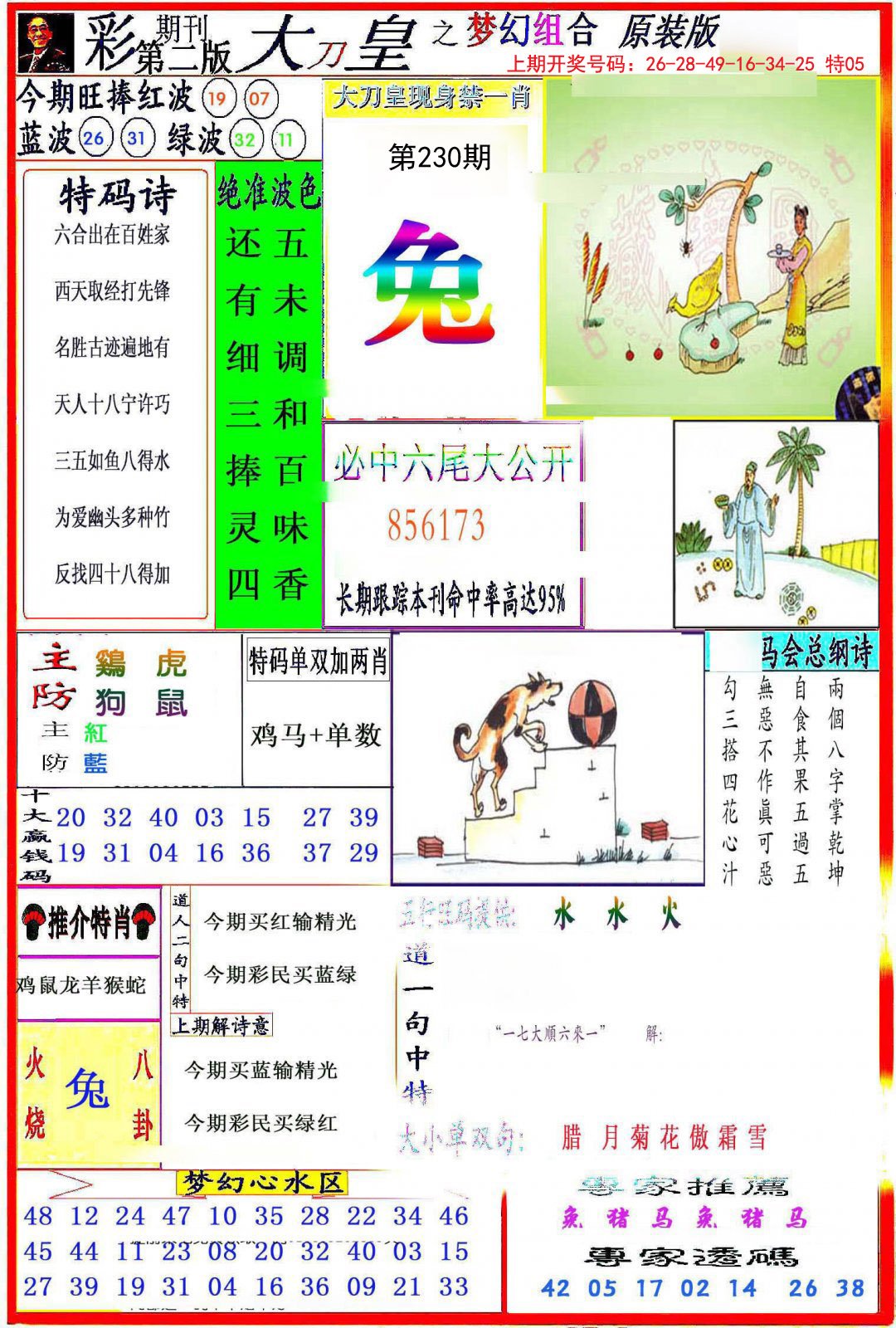 2024230期大刀皇之(梦幻组合)