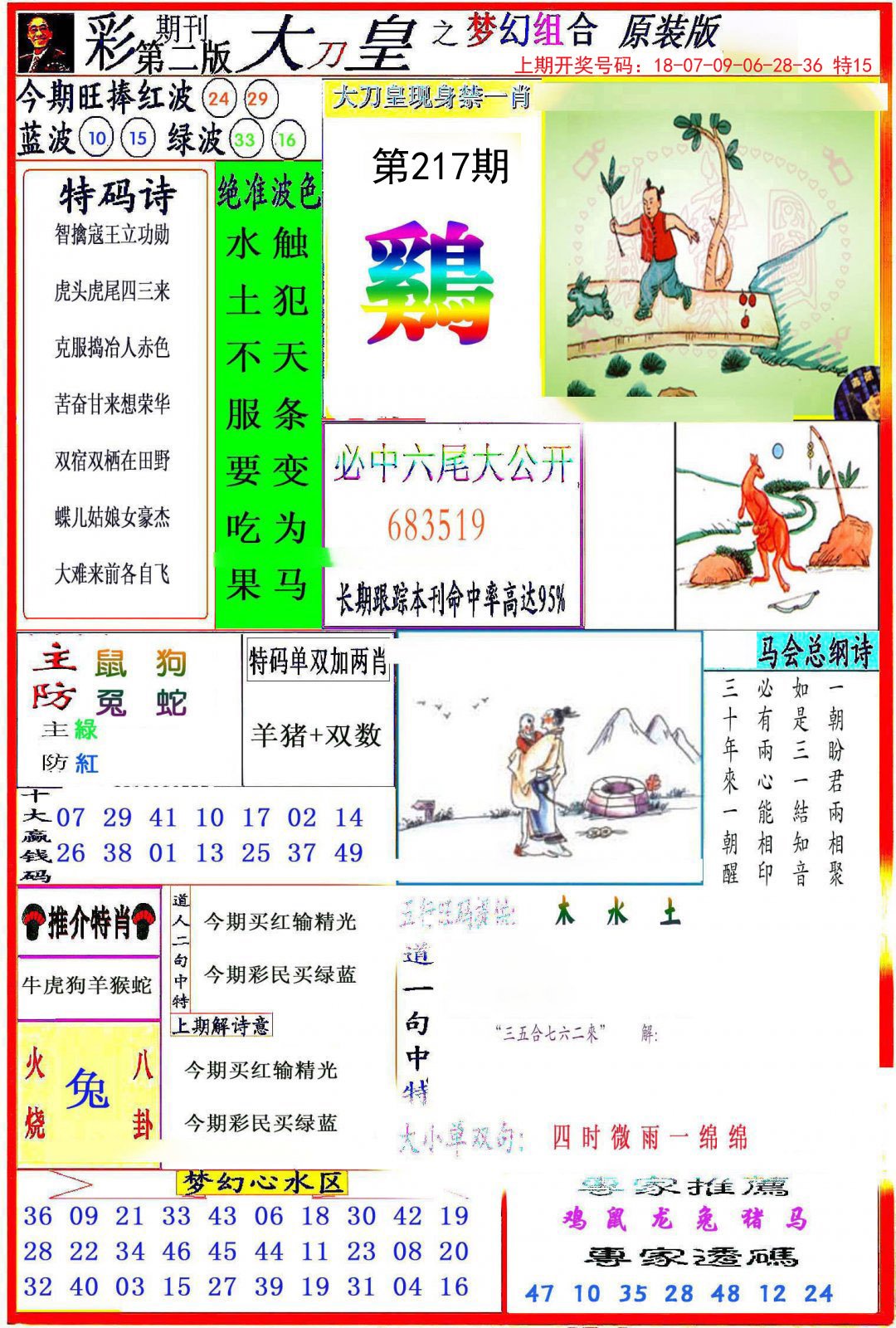 2024217期大刀皇之(梦幻组合)