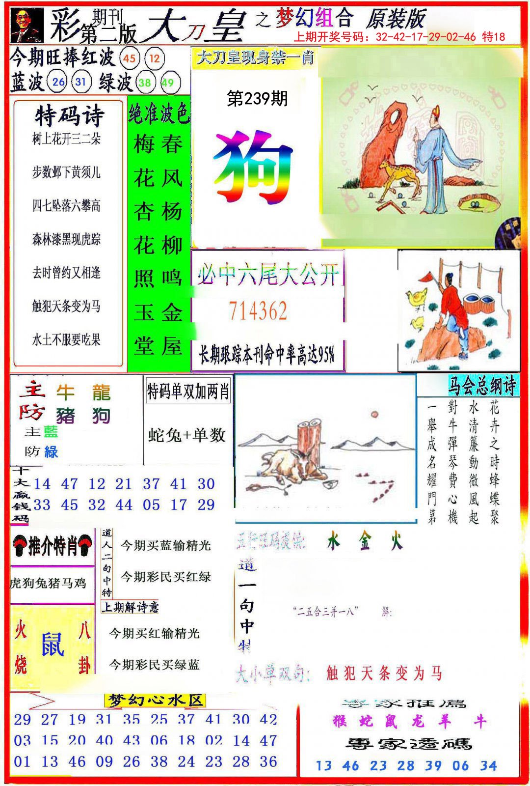 2024239期大刀皇之(梦幻组合)