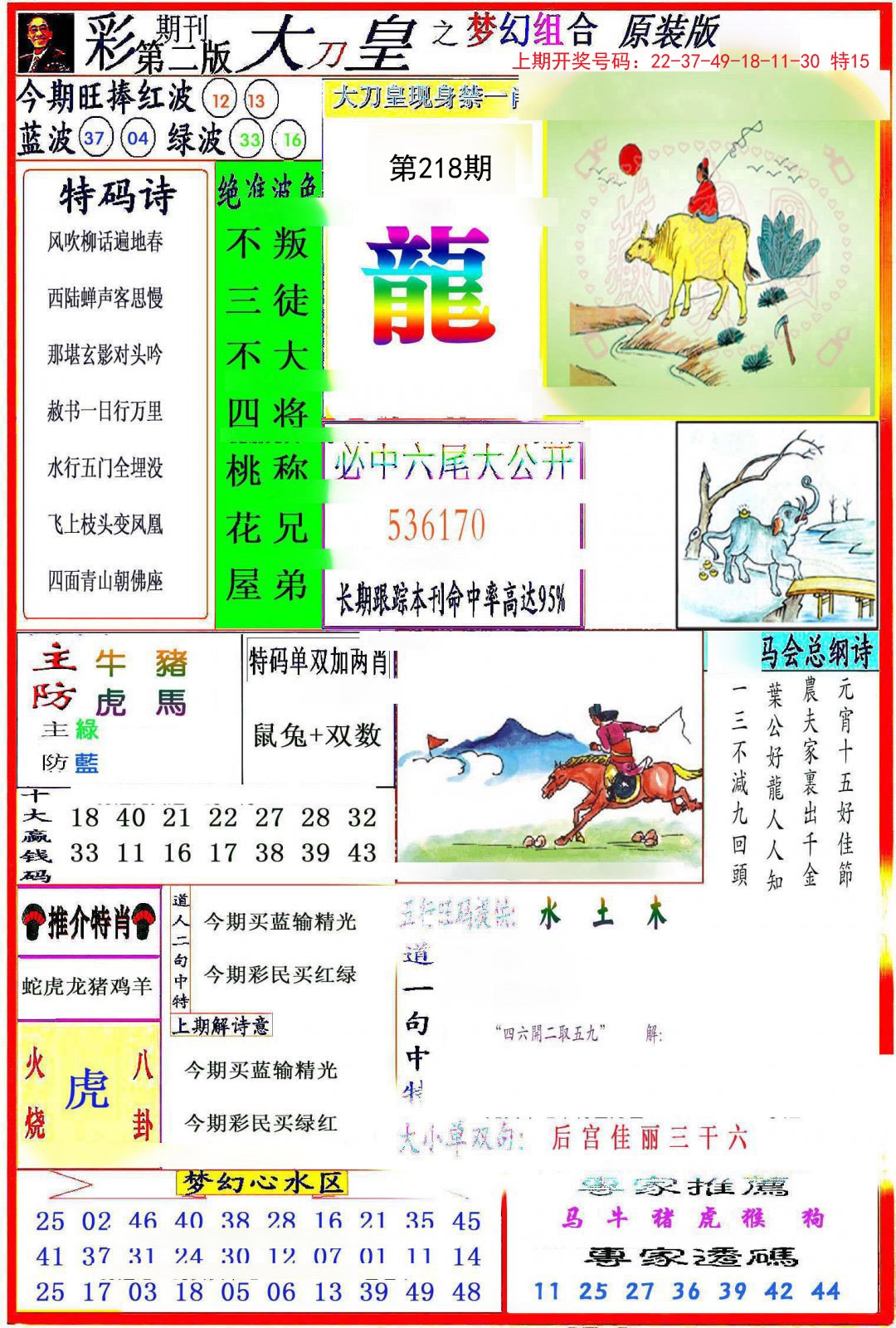 2024218期大刀皇之(梦幻组合)
