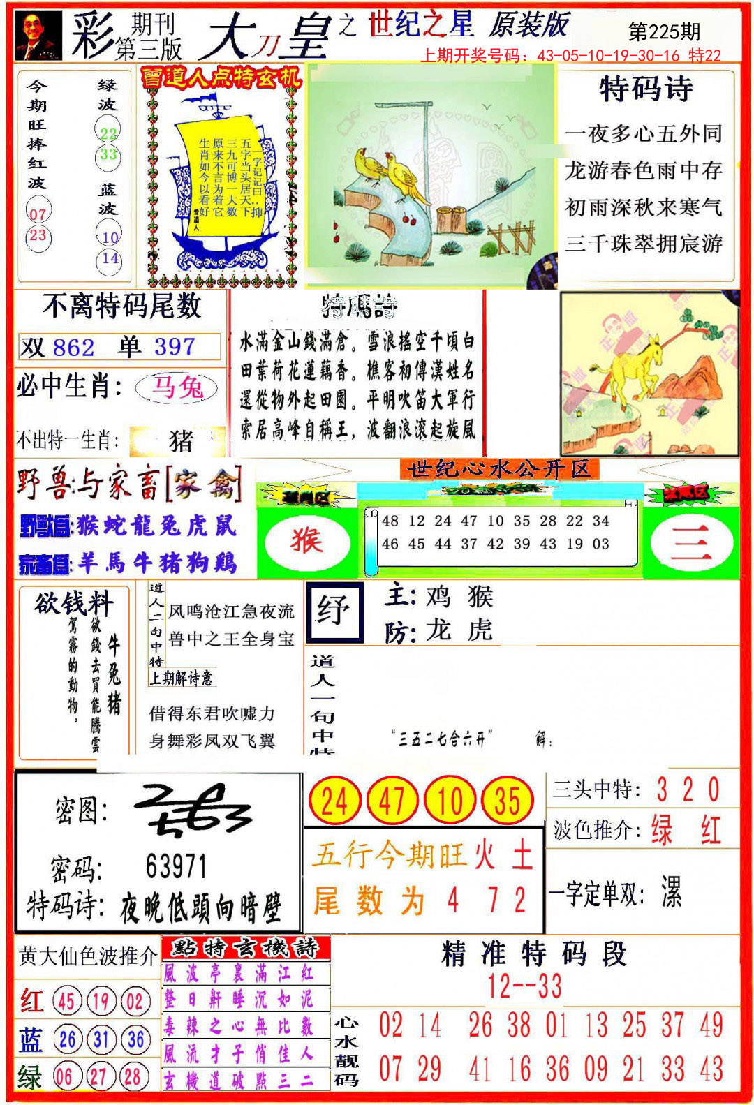 2024225期大刀皇之(世纪之星)
