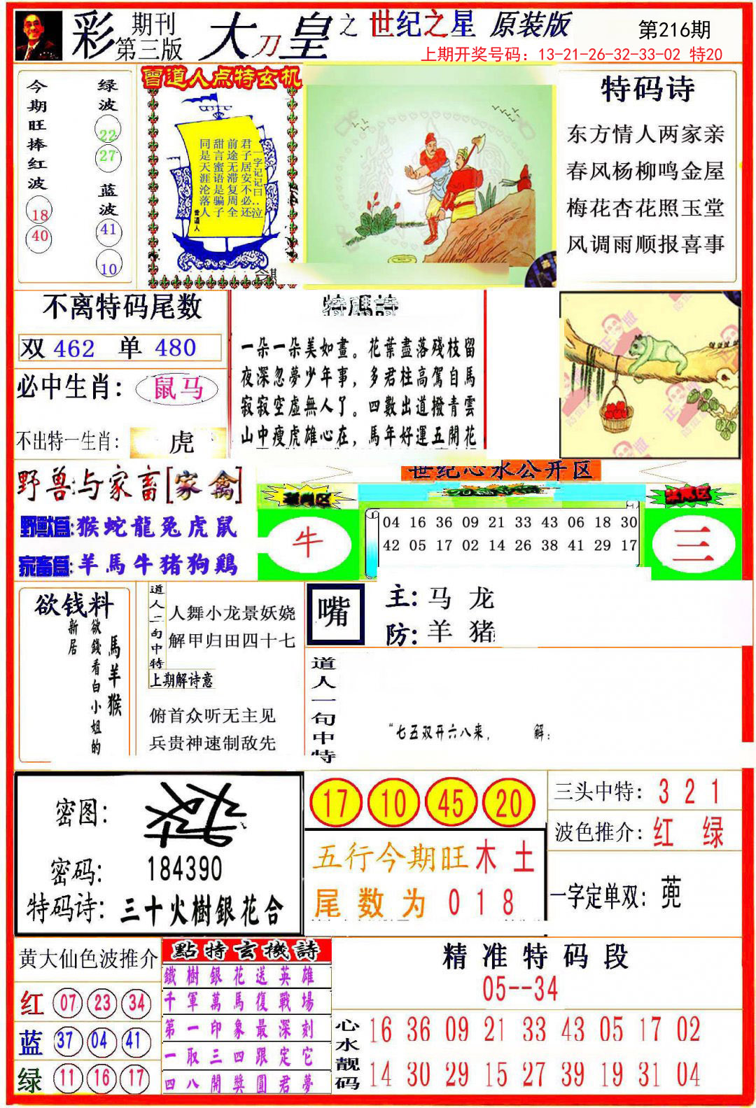 2024216期大刀皇之(世纪之星)