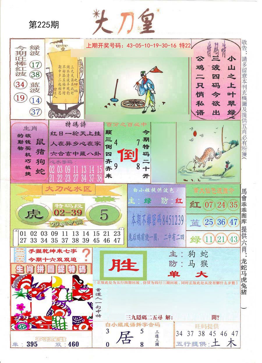 2024225期大刀皇