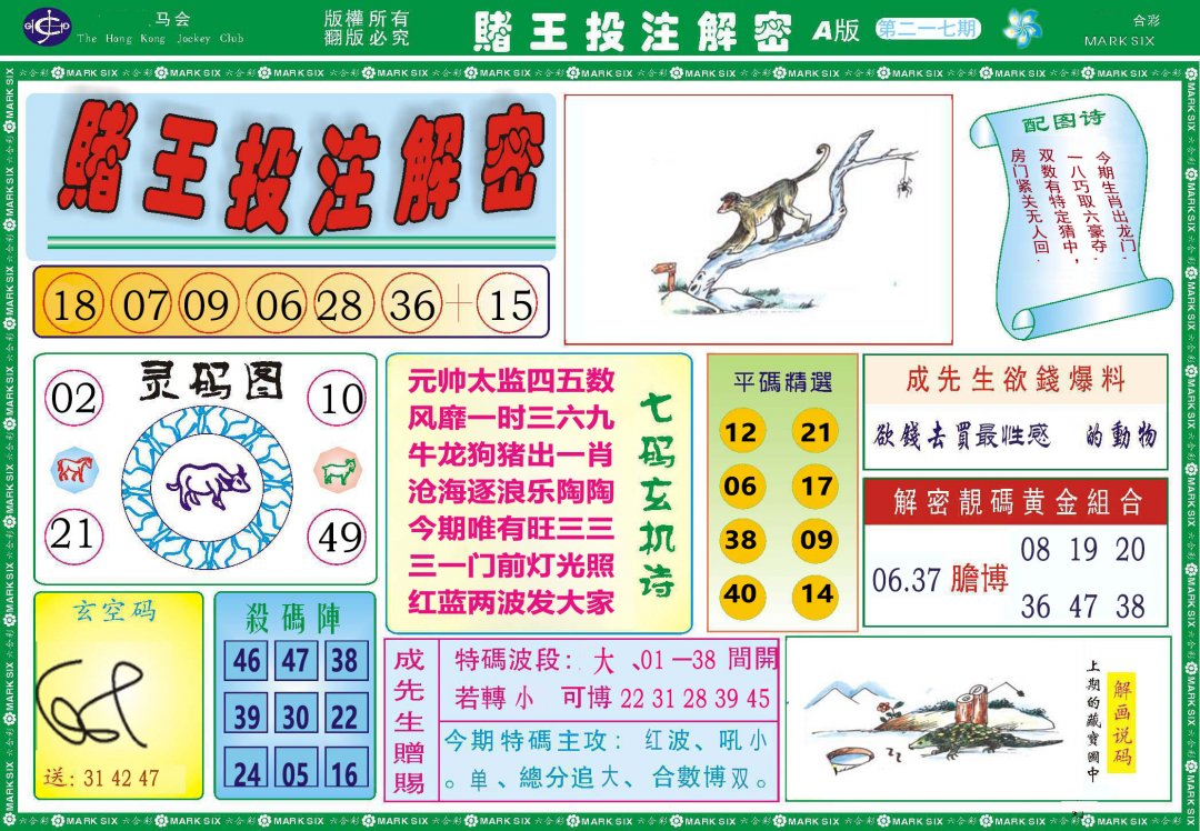 2024217期赌王投注解密